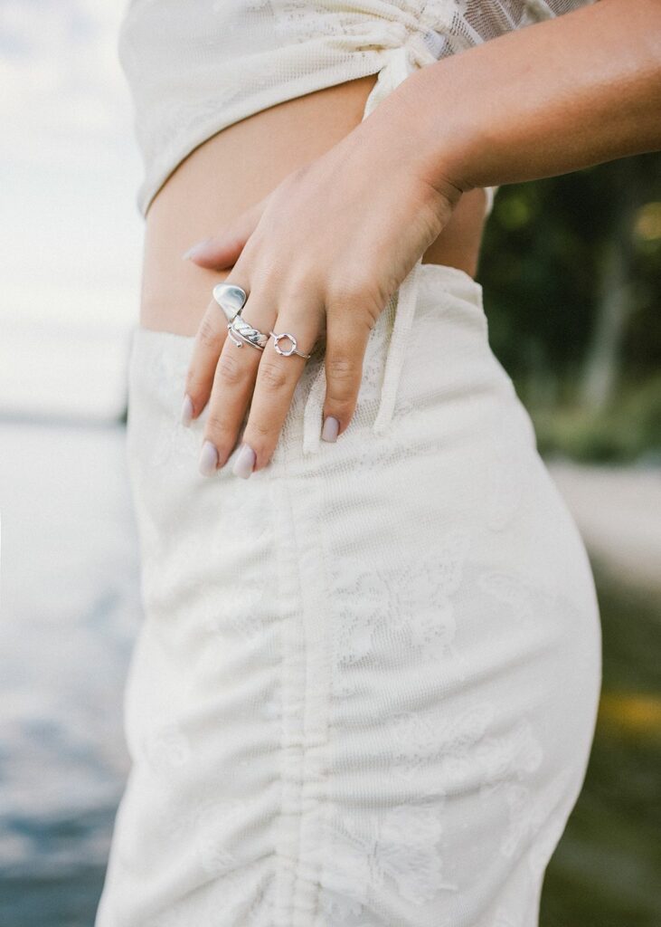 Kobiece ciało podczas sesji kobiecej